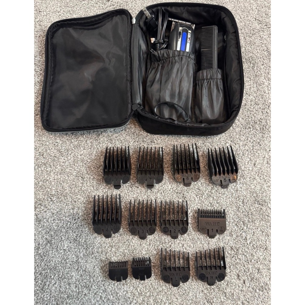 Wahl Mens Beard Hair Clippers Razor Grooming Kit with Carrying Case MC2